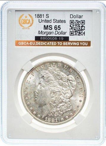 Verenigde Staten. Morgan Dollar 1881 - MS65 (San Francisco)