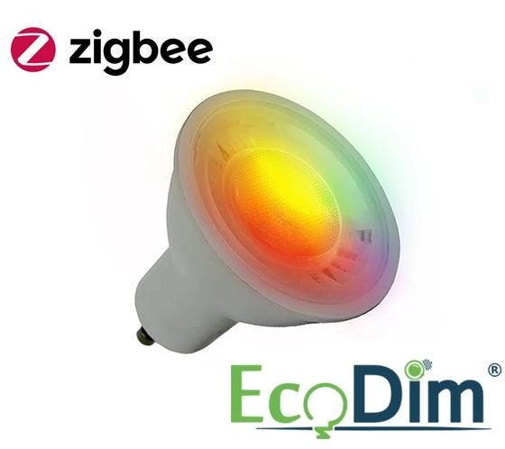 EcoDim LED GU10 2700K-6500K + RGB Ø5cm | ZigBee, Huis en Inrichting, Lampen | Overige, Nieuw, Ophalen of Verzenden