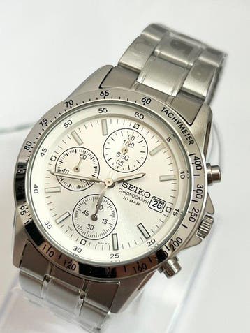 Seiko - Chronograph - Zonder minimumprijs - SBTQ039 - Heren