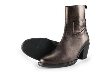 Shabbies Amsterdam Enkellaarzen in maat 41 Brons, Kleding | Dames, Overige kleuren, Shabbies Amsterdam, Verzenden, Lage of Enkellaarzen