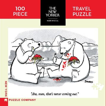 Never Coming Out - 100 Stukjes New York Puzzle Company Mini, Verzenden, Nieuw