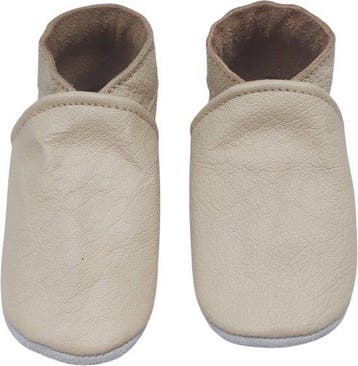 Nieuwe cremekleurige babyslofjes van Baby-Slofje maat 20/21, Slofjes, Jongetje of Meisje, Nieuw, Baby-slofje