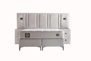 Opberg Boxspring Oslo Deluxe Set - diverse maten, Verzenden, Nieuw, Tweepersoons