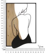 WANDPANEEL SCHOONHEID IJZER EN HOUT 60X2X90, Ophalen of Verzenden, Nieuw