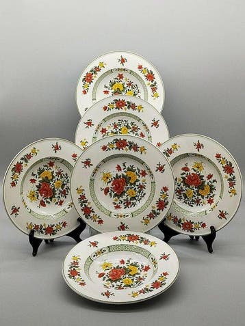 Villeroy & Boch - Bord (6) - Summerday Tiefe Telle -, Antiek en Kunst