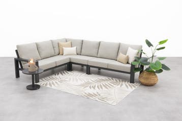 VDG Verano lounge hoekbank (4-delig) - Royal Grey, Tuin en Terras, Verzenden, Nieuw, Overige materialen, Loungeset