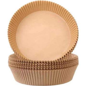Benson Airfryer bakpapier rond 20 cm - 100 wegwerp bakjes..., Ophalen of Verzenden, Nieuw