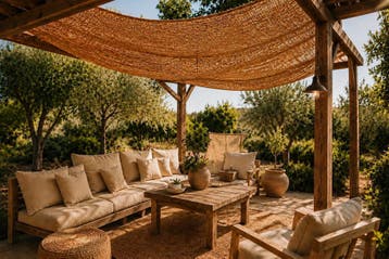 Kokos Schaduwdoeken 2e kansjes, Tuin en Terras, Ophalen of Verzenden, Nieuw