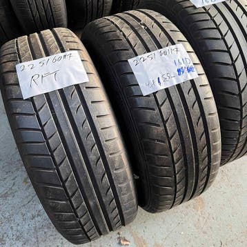 2 x Dunlop SP Sport Maxx TT 225-60-17 RFT Zomerbanden 5,5mm, Gebruikt, 17 inch, Ophalen of Verzenden, Band(en)