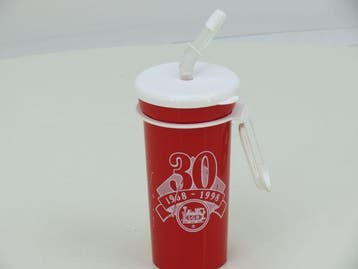 LGB drinkbeker, becher, cup 1968 1998 (Speciale producten), Verzamelen, Spoorwegen en Tramwegen, Ophalen of Verzenden, Gebruikt
