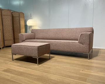 NIEUW GESTOFFEERD Design on Stock Bloq 3-Zits NP €4250, Design Bank Bankstel Zetel 3-Zits Design on Stock, 75 tot 100 cm, Ophalen of Verzenden