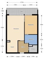 Te Huur 2 Kamer Appartement Binnenwater In Zoetermeer, Direct bij eigenaar, Zoetermeer, Appartement, Zuid-Holland