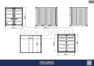 10ft Container direct leverbaar - Opslag container - wees sn