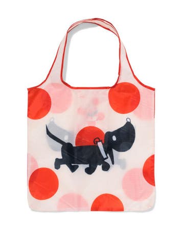 HEMA Takkie opvouwbare boodschappentas M 40x58.5cm stippen, Sieraden, Tassen en Uiterlijk, Verzenden, Nieuw