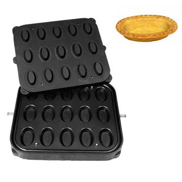 GGM Gastro | Vormplaat tartelettes - Ovaal - 79x52mm - voor, Zakelijke goederen, Horeca | Keukenapparatuur, Verzenden, Nieuw in verpakking