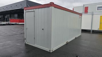 Kantoorunit 6x2,4 - Gebruikt, Doe-het-zelf en Verbouw, Bouwketen en Schaftketen, Gebruikt