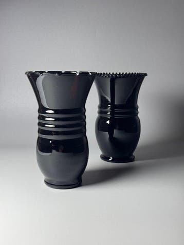 Verreries Doyen - Vaas (2) - FLORALIES - Glas, HYALITE - Art