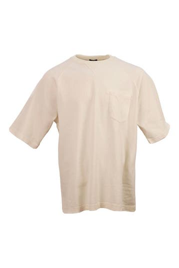 Denham T-shirt in maat L Wit, Verzenden, Zo goed als nieuw, Wit, Denham