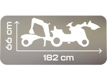 Smoby Builder Max - Traptractor - Aanhanger - Geel, Verzenden, Nieuw