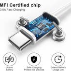 USB-C Oplaadkabel – Geschikt voor iPhone 15/16 & Samsung –, Ophalen of Verzenden, Nieuw