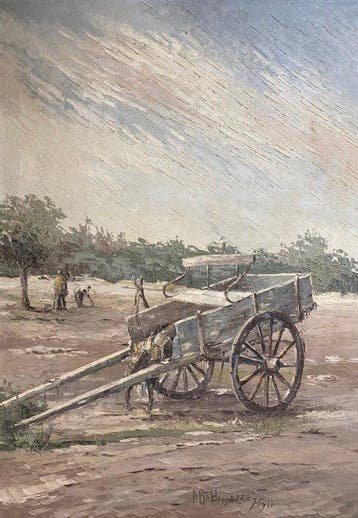 Antonio Baldassare (1950-2019) - Carro agricolo pugliese