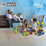 2dekans | MagniClicks Magnetic Tiles 100 stuks - Magnetisch, Ophalen of Verzenden, Zo goed als nieuw