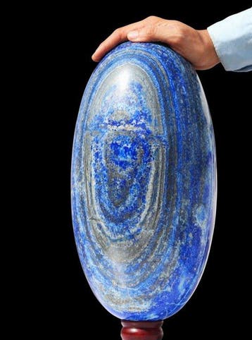 22,36 kg Koningsblauw Lapis Lazuli met gouden