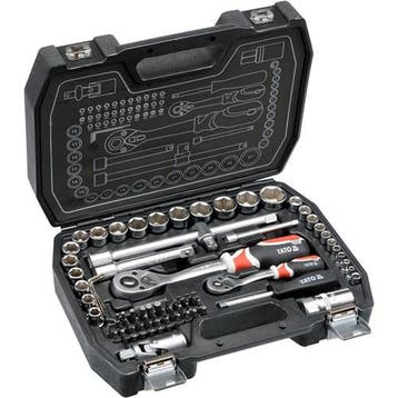 Doppenset / Gereedschapset 1/2 1/4 Inch, 72 Delig, Verzenden, Nieuw