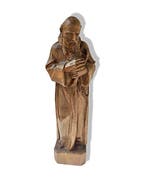Snijwerk, Hl. Franziskus, ? - Handarbeit - 31 cm - Hout