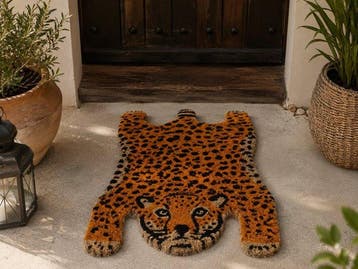 Tapijt - 79 cm - 39 cm - Deurmat - Tiger Rug stijl