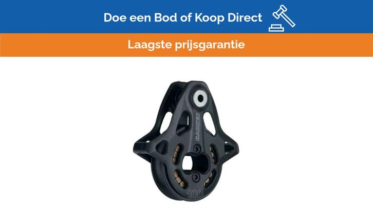 Bieden: Harken Black Magic 57 mm Air Runner Block - 3039, Watersport en Boten, Zeilen en Zeiltoebehoren, Toebehoren, Nieuw, Ophalen of Verzenden