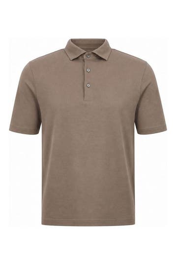 Gran Sasso Polo in maat 50 Beige, Verzenden, Zo goed als nieuw, Overige kleuren, Gran Sasso