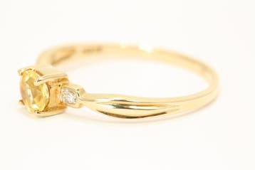 Gouden Ringen ? [ Bekijk Onze Collectie ], Verzenden, Goud, Ring, Met edelsteen