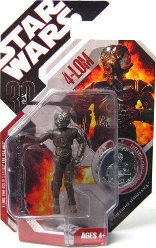 Hasbro - Star Wars - 30th Anniversary - 4-LOM (Silver Coin), Verzenden, Nieuw