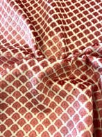 Prachtig jacquardfluweel met een klein, regelmatig