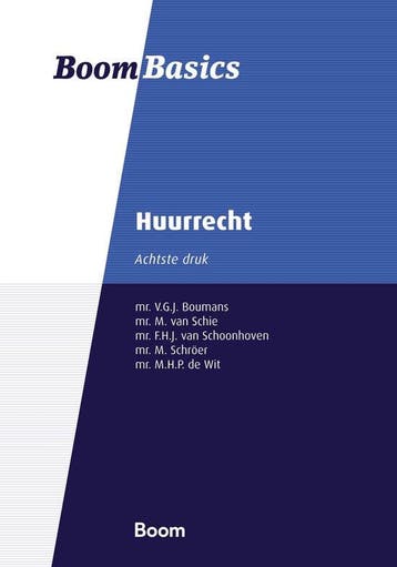 9789462129122 Boom Basics - Huurrecht M. van Schie, Verzenden, Nieuw, M. van Schie