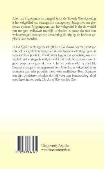 Het einde van strategie 9789461537171 Hans Veldman, Verzenden, Zo goed als nieuw, Hans Veldman
