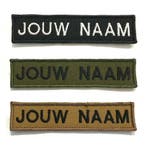 Eigen Naam Lint Laten Maken Small 9x2 cm Patch Batch Airsoft, Ophalen of Verzenden, Nieuw
