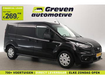 Ford Transit Connect Ecoboost L2 100PK | Benzine | 3 Zits, Euro 6, Zwart, Handgeschakeld, Nieuw