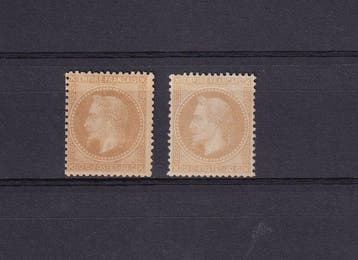 Frankrijk 1867 - waarde 1250€, Napoléon 10c type I - Yvert, Gestempeld