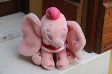 Steiff Dumbi 13cm pink, Disney, EAN 356100 - Teddybeer -