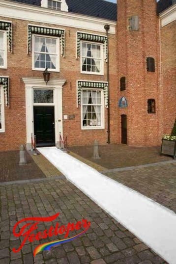 witte loper , snelle levering uit grote voorraad!, Ophalen of Verzenden, Nieuw, Versiering, Geboorte of Huwelijk