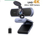 4K Webcam Autofocus 1080P 60fps Dual Mic AI Noise Cancelling, Verzenden, Nieuw