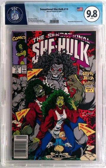 Sensational She-Hulk #15 - EGC 9.8 - 1 Graded comic - Eerste, Boeken, Nieuw