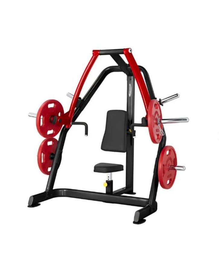 STEELFLEX PLATE LOAD SEATED CHEST PRESS, Sport en Fitness, Fitnessapparatuur, Overige typen, Nieuw, Metaal, Armen, Borst, Verzenden