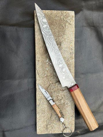 Hekito - Keukenmes - Carving knife - Exclusieve Vintage