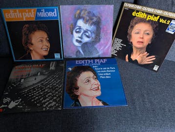 Edith Piaf - 5 albums !, Verzenden, Zo goed als nieuw