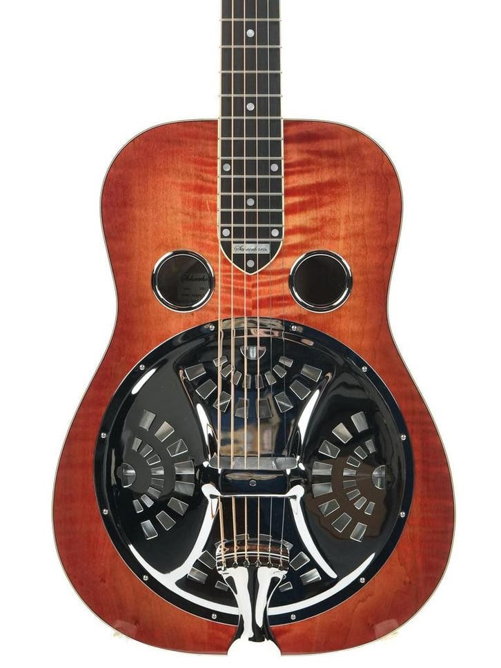 Scheerhorn L Body Figured Maple Square Neck (Instrument), Muziek en Instrumenten, Snaarinstrumenten | Gitaren | Akoestisch, Klassieke of Spaanse gitaar