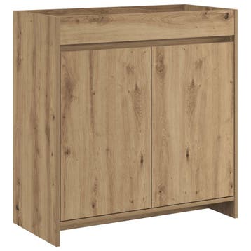 vidaXL Badkamer onder wastafel kast Artisanaal eiken, Verzenden, Nieuw