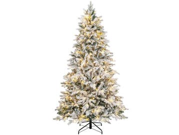 Coast kunstkerstboom 210 cm - geflockt winterdesign - 1684, Diversen, Verzenden, Nieuw